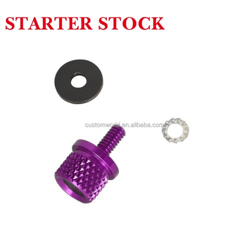 For Harley Davidson Seat Screws Bolt with Carbon Fiber Quick-Release Seat Hardware Kitpicture2