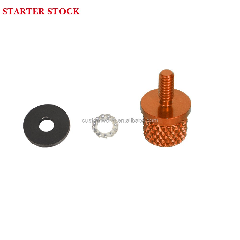 For Harley Davidson Seat Screws Bolt with Carbon Fiber Quick-Release Seat Hardware Kit