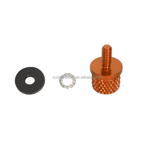 For Harley Davidson Seat Screws Bolt with Carbon Fiber Quick-Release Seat Hardware Kit