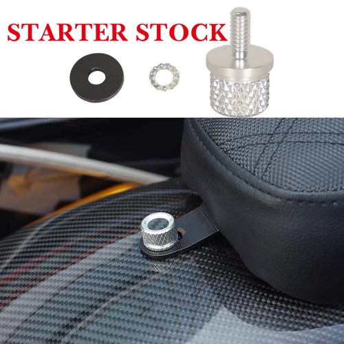 For Harley Davidson Seat Screws Bolt with Carbon Fiber Quick-Release Seat Hardware Kitpicture6