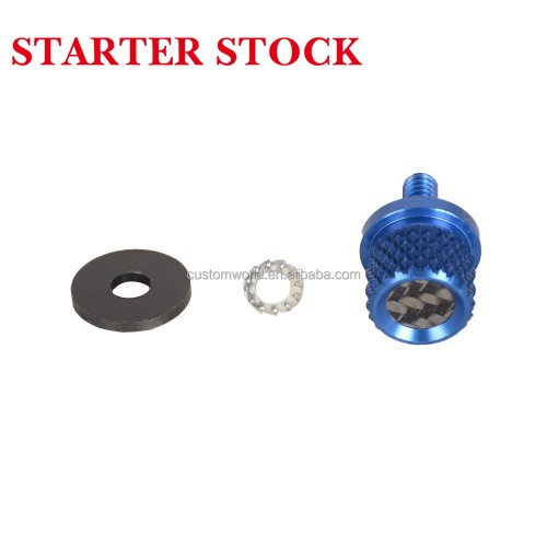 For Harley Davidson Seat Screws Bolt with Carbon Fiber Quick-Release Seat Hardware Kitpicture7