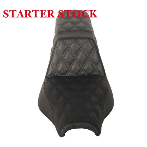 For Harley Softail Fat Bob FXFB 18-25 Step-up Seat with Gel Inside Soft & Comfortable Seats & Backrestspicture2