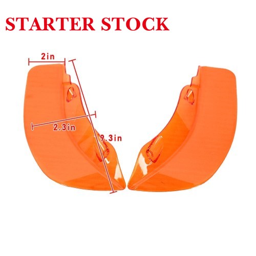 For Harley Touring Road Glide 2015-2023 Fairing Side Wings Wind Air Deflectorpicture2