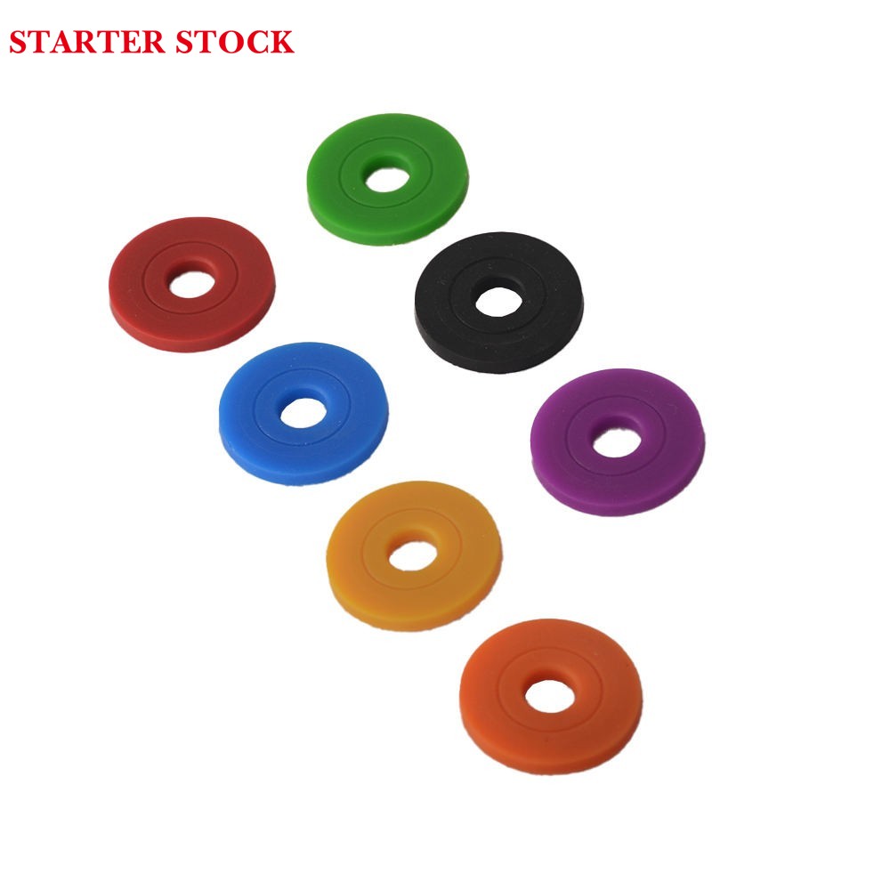 For Harley Seat Custom World Colorful Seat Rubber Washer Protector Universal