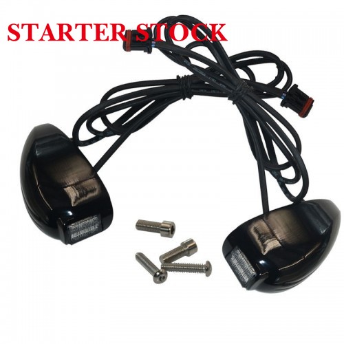 For Harley Davidson Road Glide FLTRX 2015-2023 Alloy Front LED Turn Signals Running White &Signal Amberpicture4