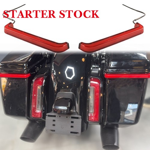 For Harley Davidson Touring 2023.5-2025 LED Tracer Saddlebag Light with Amber Flow Signal Lightpicture3