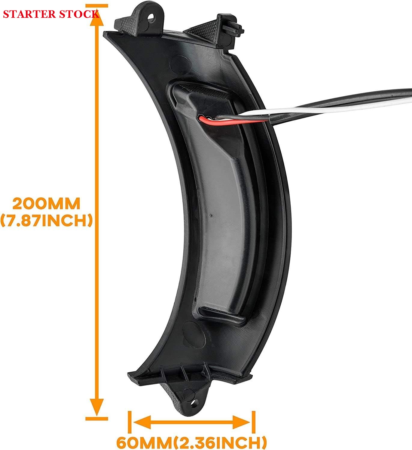 Fairing Vent Side Turn Signals Light For Harley Davidson Motorcycle White/Amber LED Turn Signals