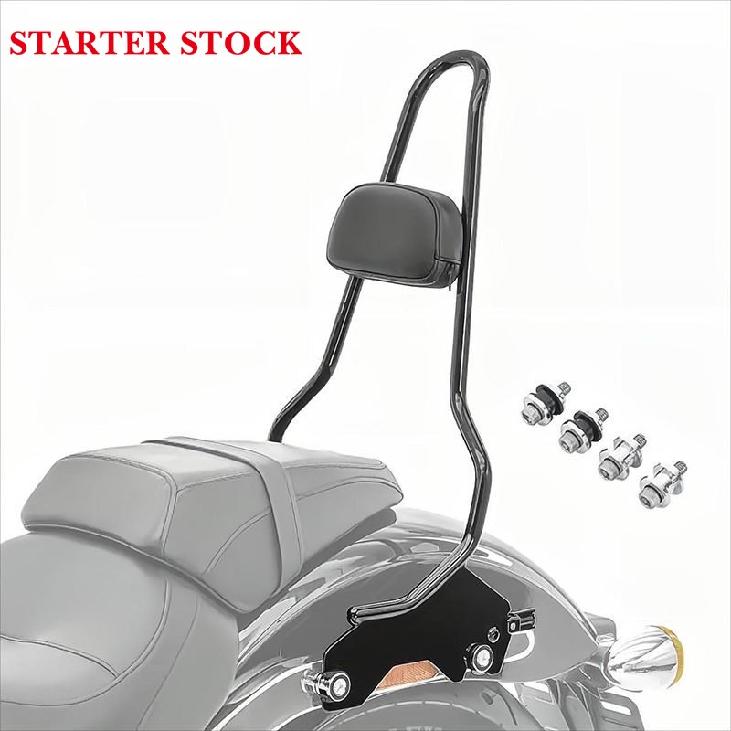 For Harley Softail FLFB FLFBS FXBR FXBRS 2018-2022 Quick Release Detachable Passenger Sissy Bar Backrest