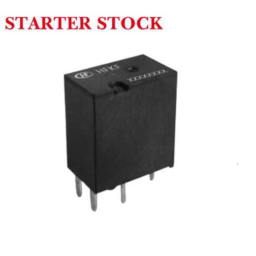 12VDC Automotive Relay HFKF-T/12-2ZT Dual-Changeover 8-Pin