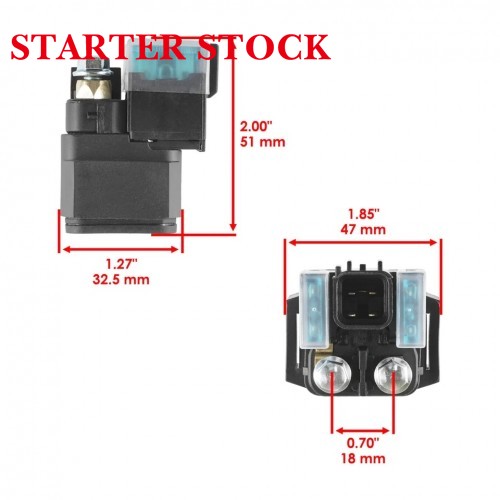 Starter Relay Solenoid fits for Yamaha Kodiak 700 YFM700K 4WD/EPS 2016-2021picture5