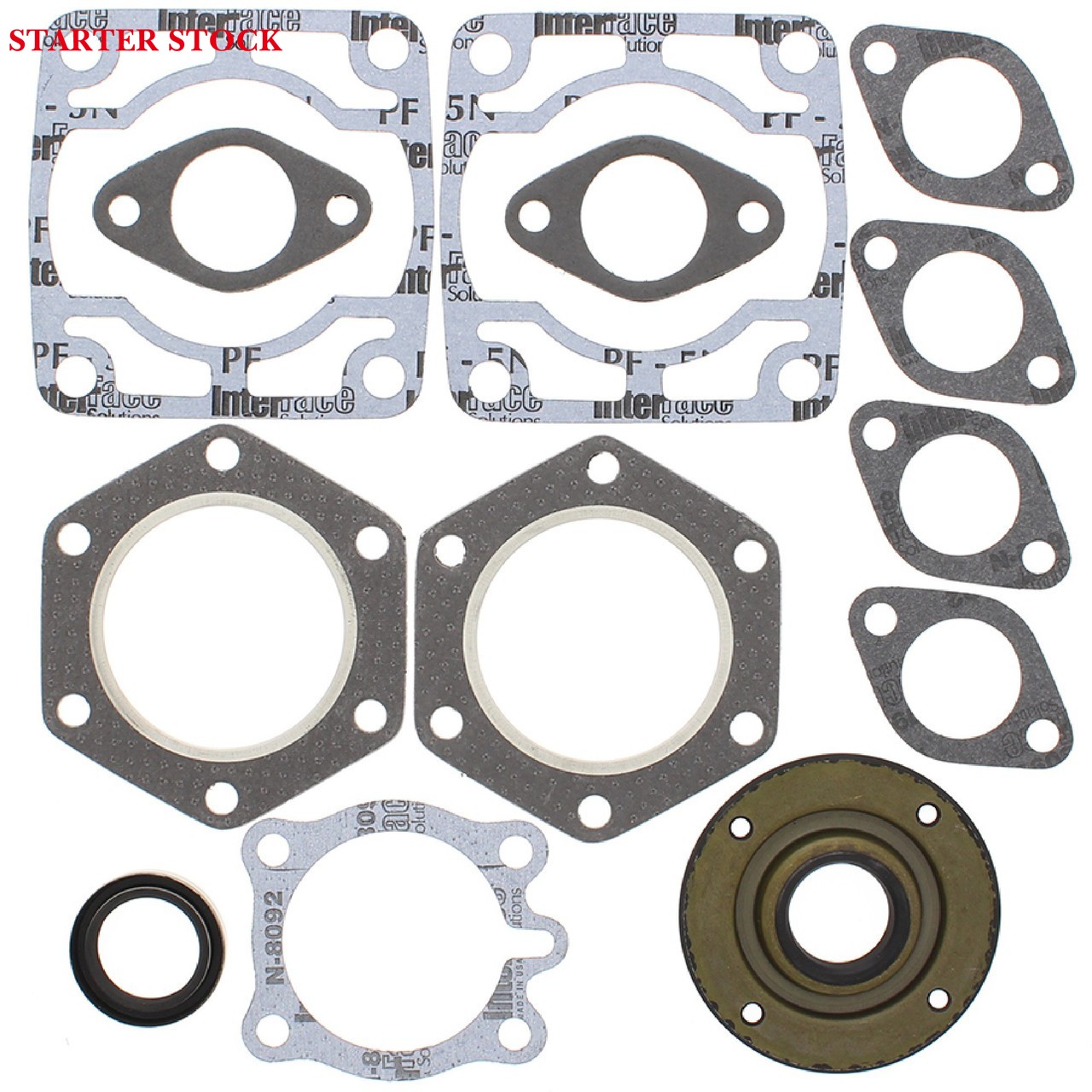 Complete Gasket Kit with Oil Seals for Polaris Mustang/Custom 1970-1974