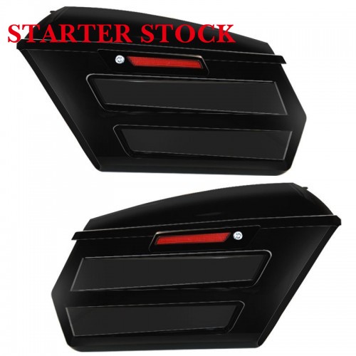 Bagger Saddlebags Road King Street Glide Touring Side Box Chopped for Harley Davidson 2014-2023picture4