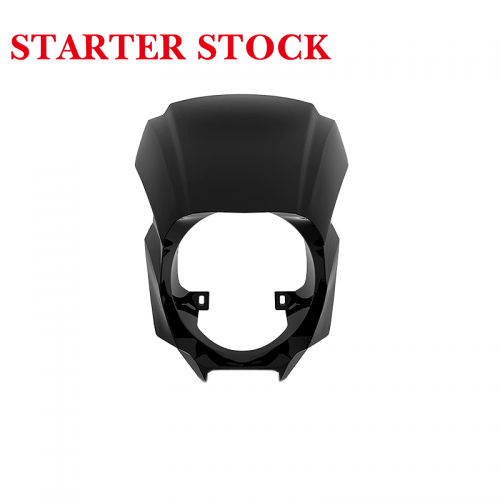 For Harley Softail Breakout FXBR FXBRS 2018+ Black ABS Plastic Front Headlight Fairing Coverpicture2
