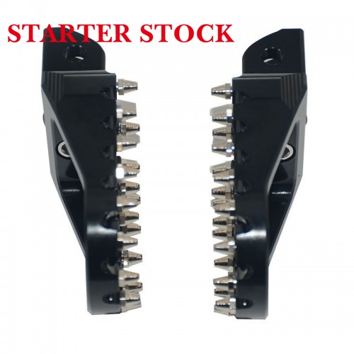 For Harley Softail M8 Fat Bob Breakout Street Bob Low Rider FXLR FLSB 2018-2023 Footrests CNC Foot Pegspicture6