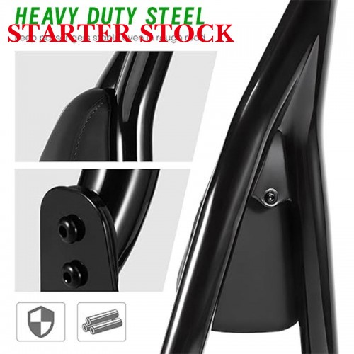 For Harley Softail FLHC FXBB S FLDE FXST FLI FLSL Deluxe Slim Standard Detachable Passenger Backrest Sissy Bar Durablepicture2