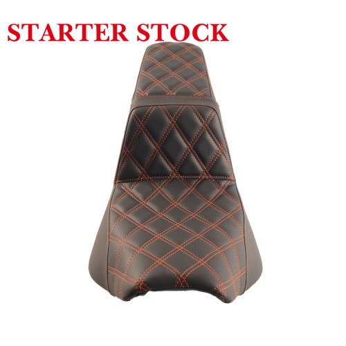 For Harley M8 Softail Step up Seat Club Style Seat with Gel Insidepicture4