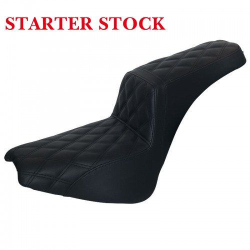 For Harley M8 Softail Step up Seat Club Style Seat with Gel Insidepicture6