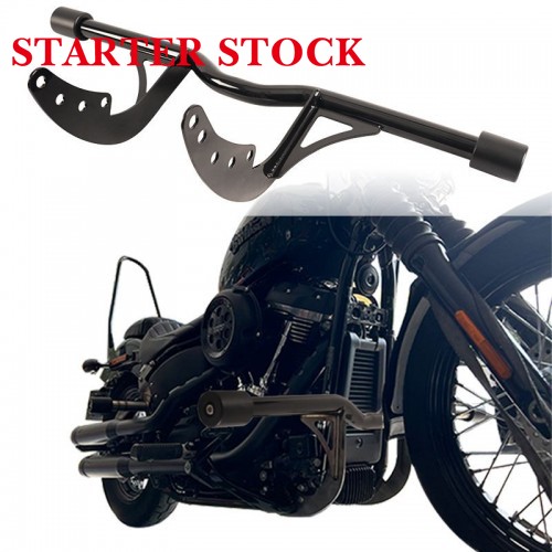 For Harley Davidson Softail 2018-2024 Solid Steel Club Style Crash Bar Engine Highway Guardpicture3