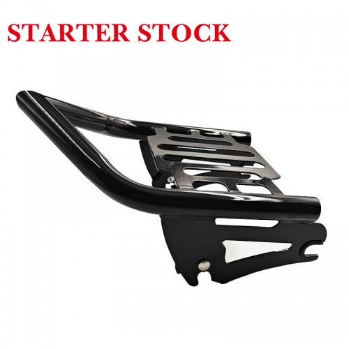 For Harley Davidson Touring 2009-2024 CW-LSR017-BK Black Motorcycle Detachable Chopper Luggage Rackpicture2