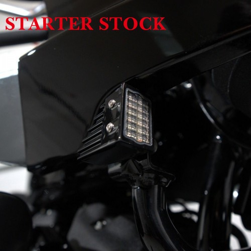 For Harley Softail 2018-2024 Rear Strut Mount LED Turn Signals Red Lightspicture4