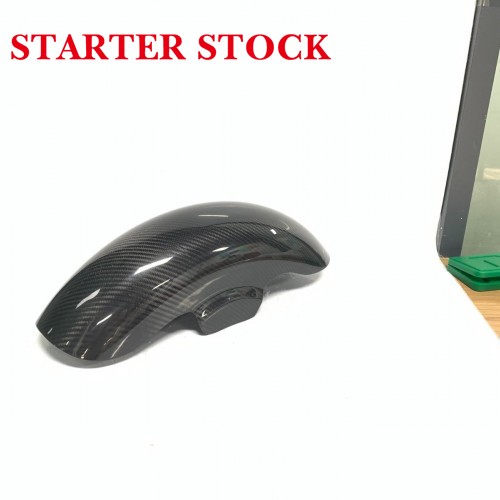 For Harley Davidson Touring Street Road Glide 2014-2023 Front Chopped Short Pure Carbon Fiber Fenderpicture2
