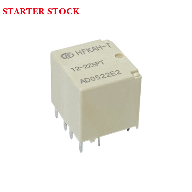 0.8W Automotive Relay HFKAH/12-2ZSPT Dual-Pole Changeover