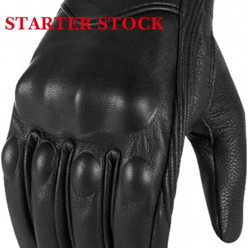 Leather Motorcycle Gloves Goatskin Touch Screen Full Finger, Full Finger Touchscreen Windproof for BMX ATV MTB Riding, Road Racing, Cycling, Climbing, Motocrosspicture2