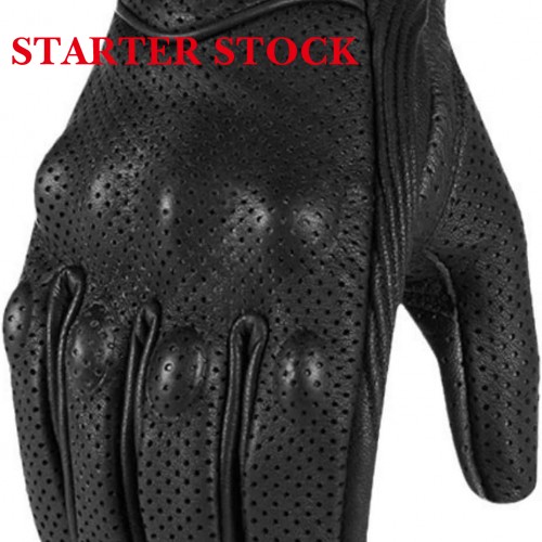 Leather Motorcycle Gloves Goatskin Touch Screen Full Finger, Full Finger Touchscreen Windproof for BMX ATV MTB Riding, Road Racing, Cycling, Climbing, Motocrosspicture8