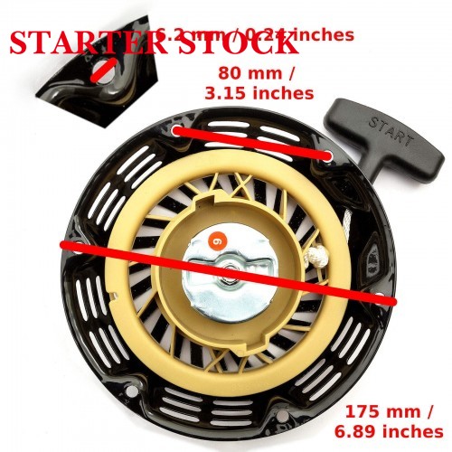 Pull Recoil Starter For Honda GX120 4HP/GX160 5.5HP/GX200 6.5HPpicture4