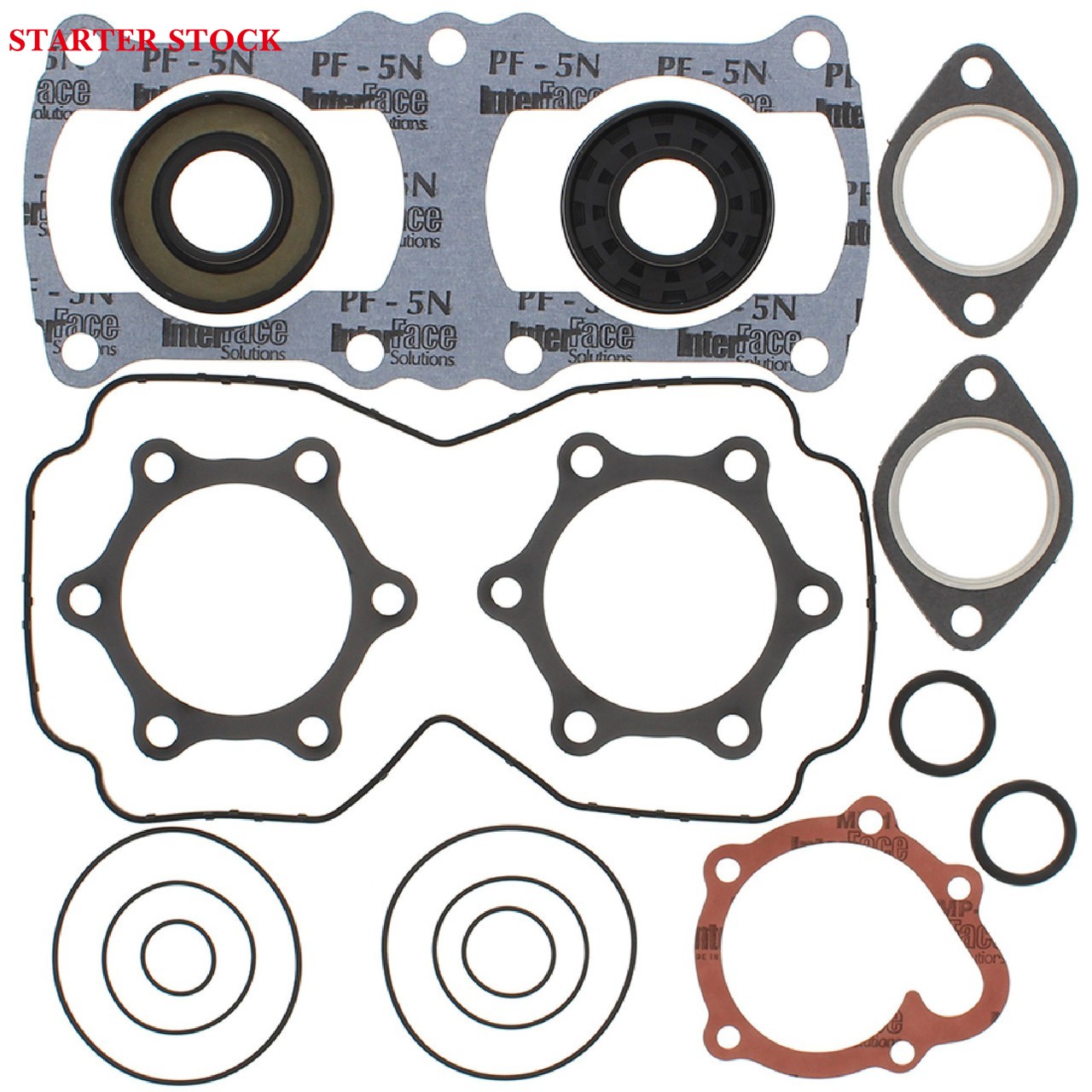Complete Gasket Kit with Oil Seals for Polaris 440 XCR（1996）711209