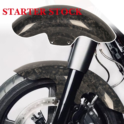 For Harley Touring 14-23 Forged Carbon Fiber Front 19 Inch Fenderpicture3