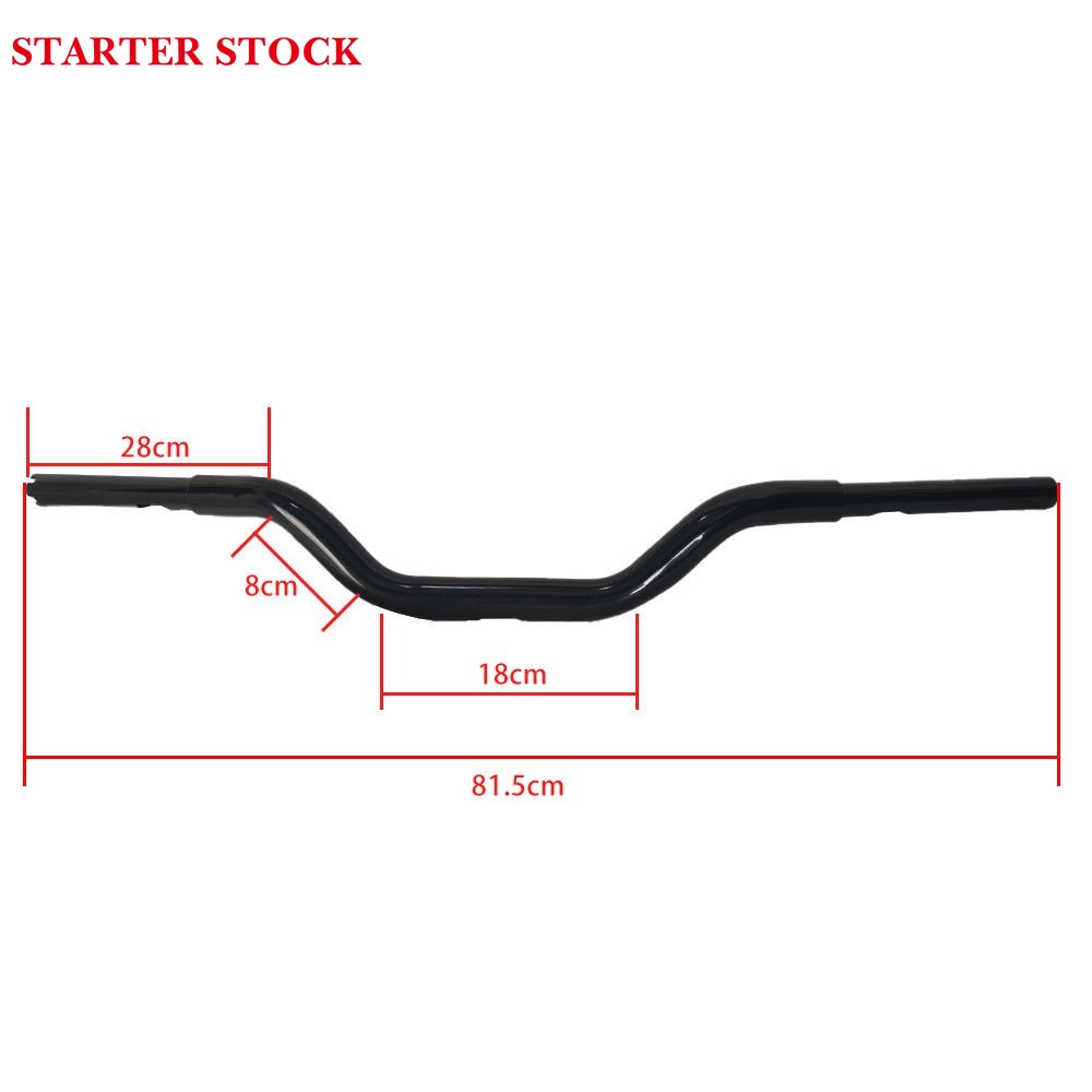 For harley Universal Club 1.25 " Style Drag Bar Black