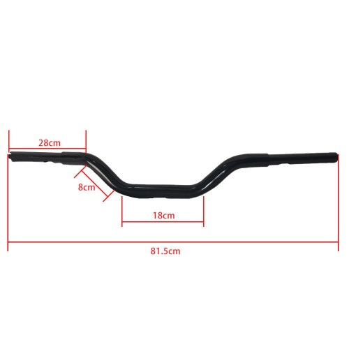 For harley Universal Club 1.25 " Style Drag Bar Black