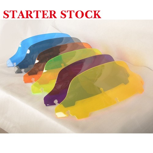 For Harley Touring Street Glide Ultra Limited 2014-2023 PC 7" Customized Windshield Colorful Windscreenpicture2