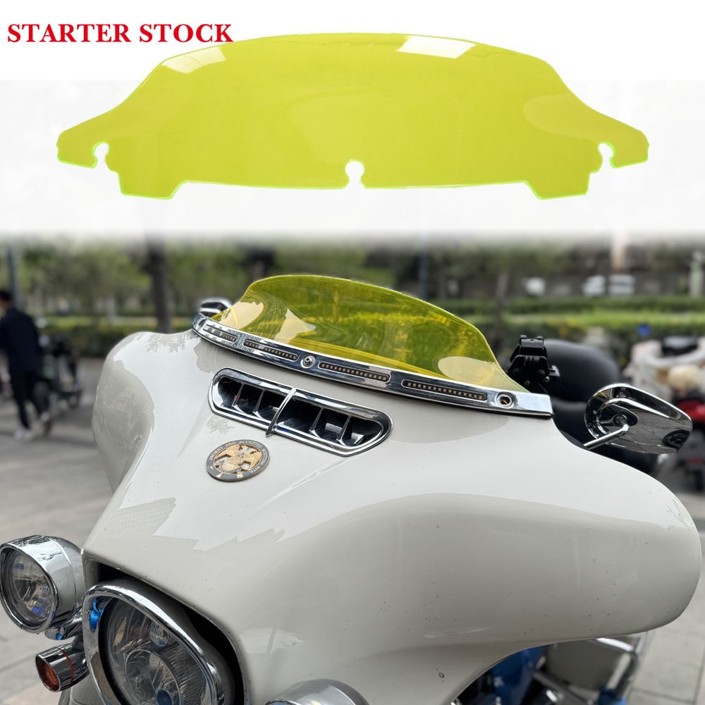 For Harley Touring Street Glide Ultra Limited 2014-2023 PC 4.5" Customized Windshield Colorful Windscreen