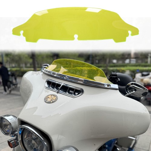 For Harley Touring Street Glide Ultra Limited 2014-2023 PC 4.5" Customized Windshield Colorful Windscreen