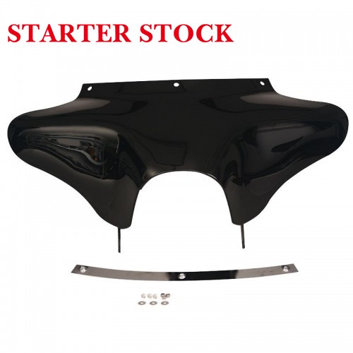 For Harley Davidson FLHRXS Road King Special 2017-2024 Batwing Headlight Fairing with Clear Windshieldpicture5