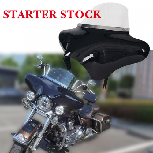 For Harley Davidson FLHRXS Road King Special 2017-2024 Batwing Headlight Fairing with Clear Windshieldpicture6