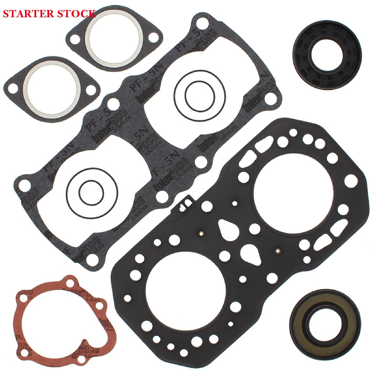 Complete Gasket Kit with Oil Seals for Polaris Wide Trak LX 500 2001-2015 711253