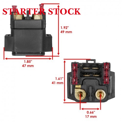 Motorcycle Starter Relay Solenoid for Yamaha WR450F 2003-2011picture5