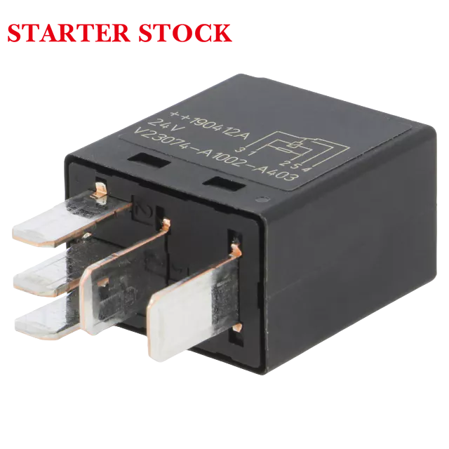 430Ω 20A Automotive Relay 3-1393292-8 24V DC