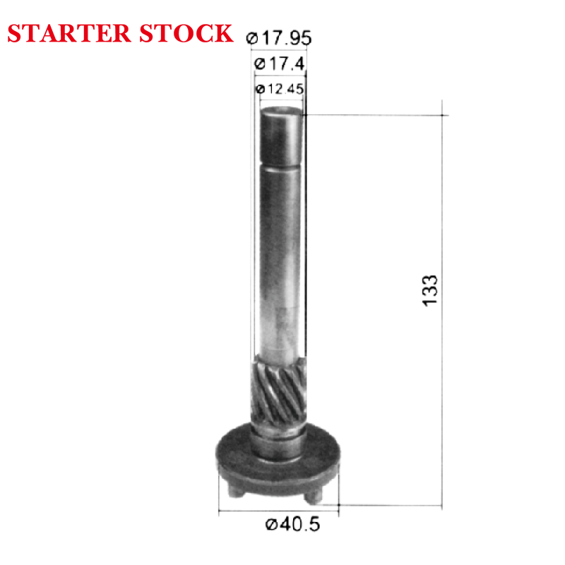 Planetary Shaft for 105mm 8 Splines CW