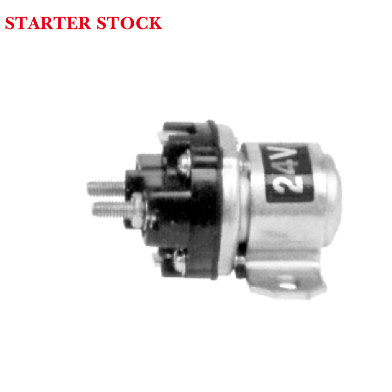 6D16WT Solenoid Switch for Mitsubishi, 24V 4-Terminal