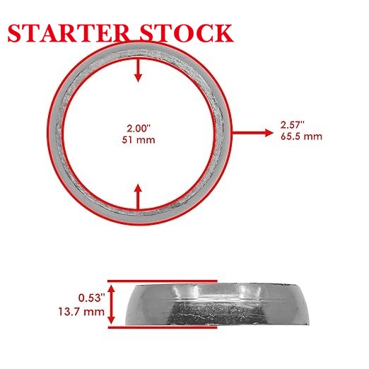 Exhaust Muffler Donut Gasket Seal For Arctic Cat Wildcat EFI 1991-1993 500cc  0612-131