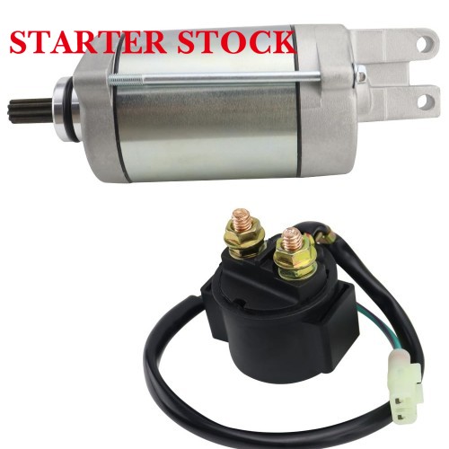 Starter & Relay for Honda Rincon 650 2003-2005 & Rincon 680 2006-2019 & Pioneer 700 2014-2019, 31200-HN8-003 & 31200-HN8-000 & 18667picture5