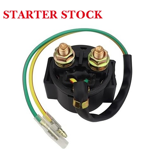Starter & Relay for Honda TRX400EX Fourtrax Sportrax 1999-2004 Fourtrax 400 EX 1999 2000 Sportrax 400 EX 2001-2004, 31200-HN1-000 18608 410-54037 SMU0214 57-2704 495752 HA-115picture3