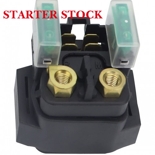 Starter & Relay fit for Yamaha Grizzly 400 450 660 02-10| Kodiak 400 450 00-06| Wolverine 450 06-10|Rhino 450 660 04-06,4WV-81890-00-00 4WV-81800-00-00 5KM-81890-00-00 18759 410-54039 SMU0263picture3