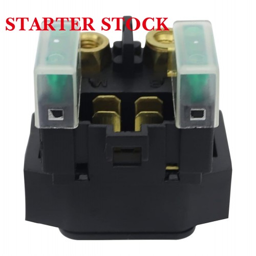 Starter & Relay fit for Yamaha Grizzly 400 450 660 02-10| Kodiak 400 450 00-06| Wolverine 450 06-10|Rhino 450 660 04-06,4WV-81890-00-00 4WV-81800-00-00 5KM-81890-00-00 18759 410-54039 SMU0263picture5