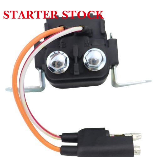 Starter & Relay for Polaris Predator 500 2003-2006, 3088069 18647, Replacement for Polaris Predator 500 Starter 2003 2004 2005 2006picture5