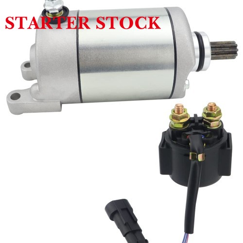 Starter & Relay for Polaris Predator 500 LE 2007| Outlaw 500 2006 2007, 3088069 18647 57-2730 410-54075 SMU0282, Predator 500 Starter 2007,replacement for Polaris Outlaw 500 Starter 2006 2007picture7